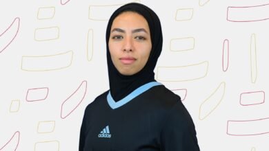 أمل جمال ضمن طاقم حكام مباراة إسبانيا وإنجلترا في نصف نهائي مونديال الناشئات