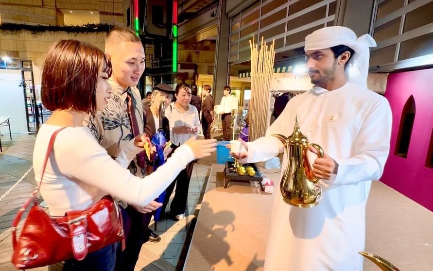 فعاليات تراثية و صناعات يدوية بمهرجان الإمارات الثقافي في اليابان