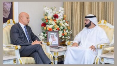 محمد الشرقي يستقبل الرئيس التنفيذي لـ "غانفر جروب" على هامش منتدى أسواق الطاقة الـ13