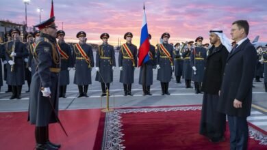 رئيس الدولة يصل إلى موسكو في زيارة رسمية