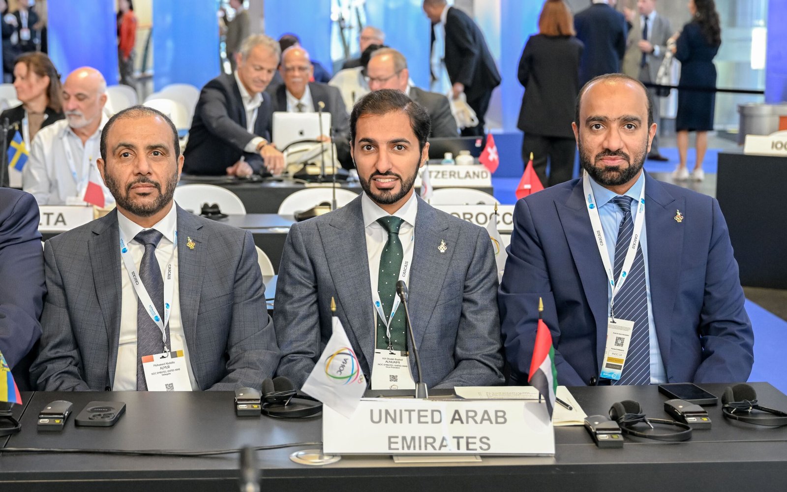 راشد بن حميد يترأس وفد اللجنة الأولمبية في عمومية "الأنوك" بالبرتغال