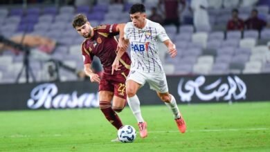 فوز الوحدة والشارقة وشباب الأهلي في دوري أدنوك للمحترفين