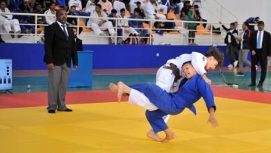455 لاعباً ولاعبة يشاركون في بطولات الجودو بخورفكان