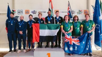 منتخب الإمارات بطلاً للعالم في القفز بالمظلات بجنوب إفريقيا