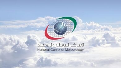 طقس الغد غائم جزئياً إلى غائم أحياناً مع توقعات بسقوط أمطار