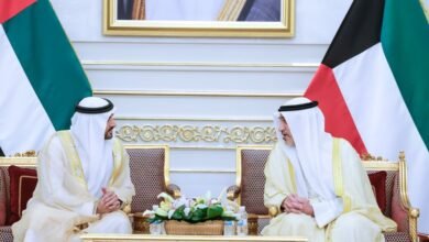 حمدان بن محمد يبحث مع فهد يوسف الصباح سبل تعزيز العلاقات الأخوية بين الإمارات والكويت