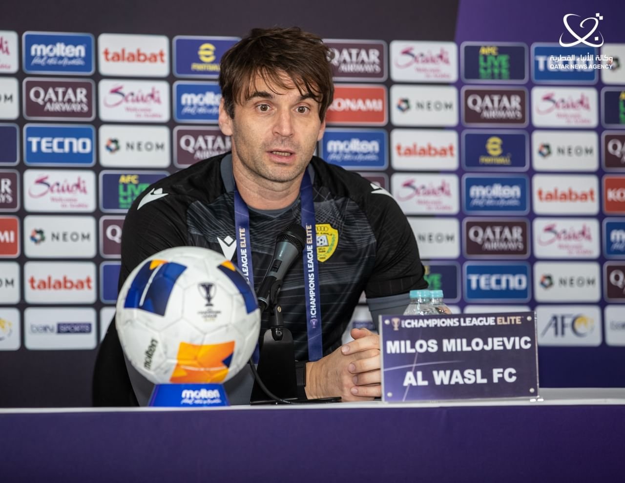 مدرب الوصل : جاهزون لمواجهة الغرافة القطري غداً في دوري أبطال آسيا للنخبة