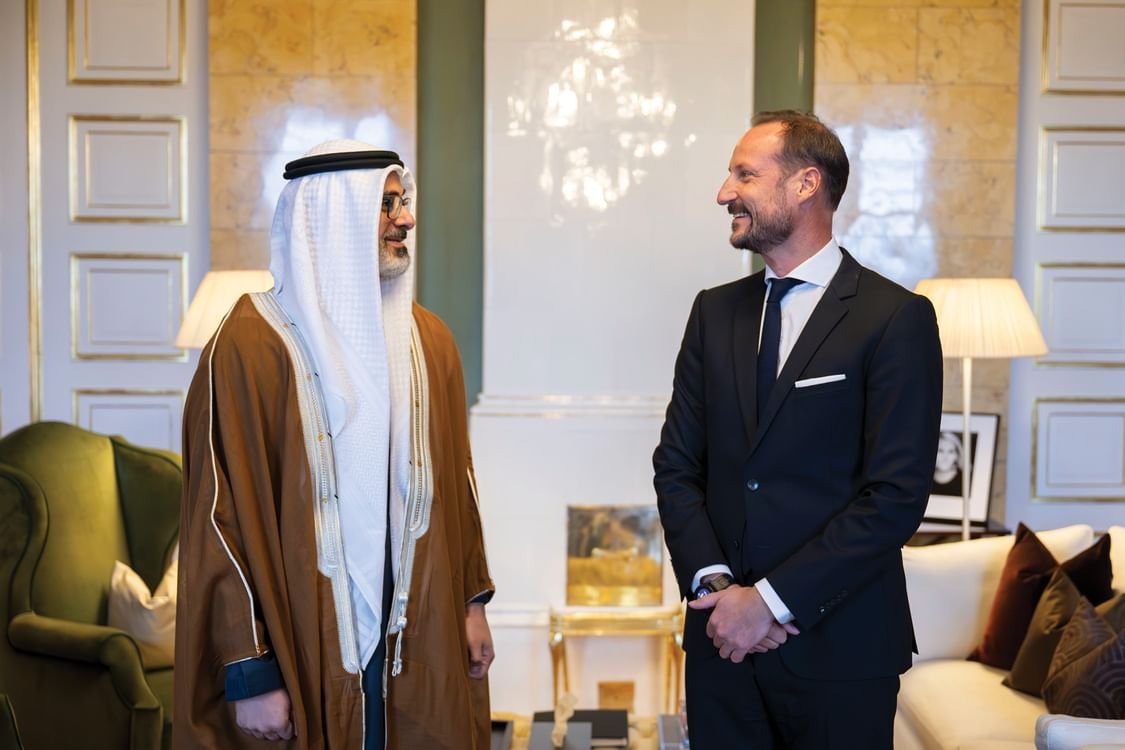 ولي عهد أبوظبي يلتقي ولي عهد مملكة النرويج