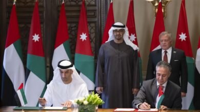 رئيس الدولة وملك الأردن يشهدان توقيع اتفاقية الشراكة الاقتصادية الشاملة بين البلدين