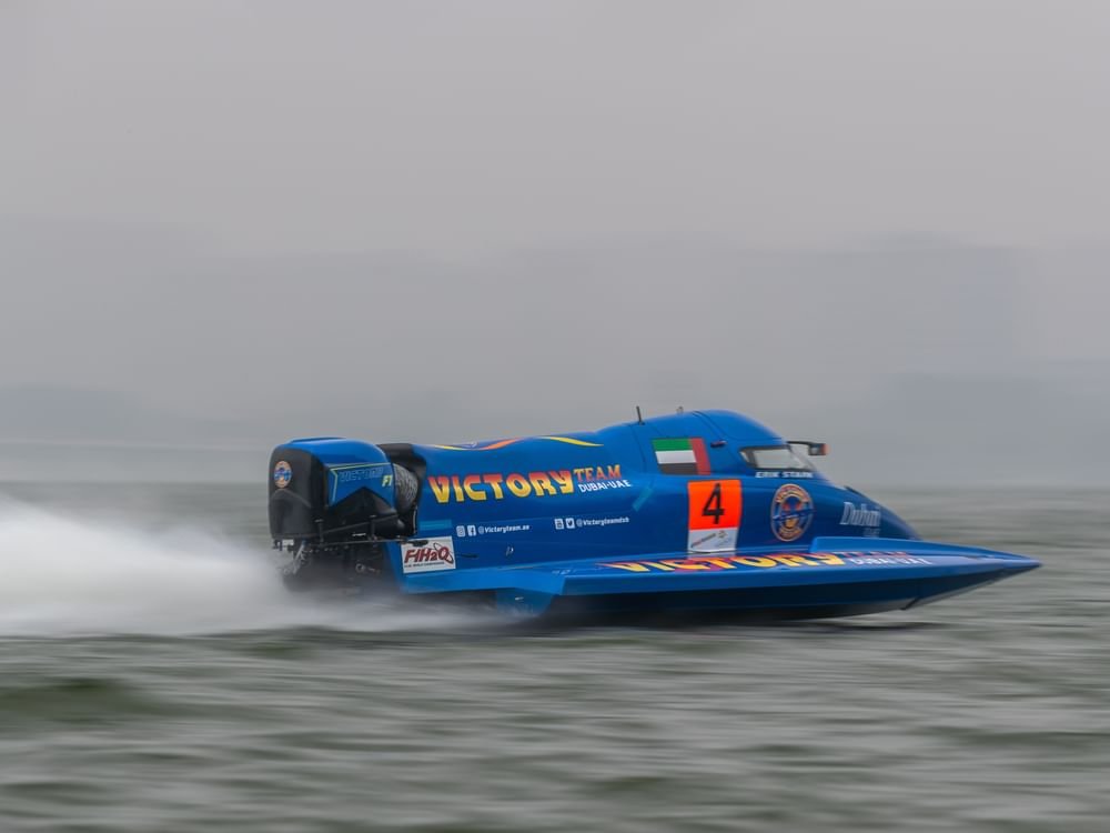 زوارق الإمارات تنافس على صدارة الزمن والسرعة في الجولة الـ 5 من بطولة العالم "فورمولا1"