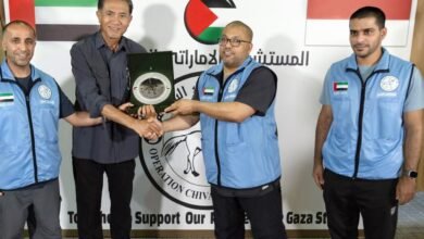 سفير إندونيسيا بالقاهرة يزور المستشفى الإماراتي العائم في العريش