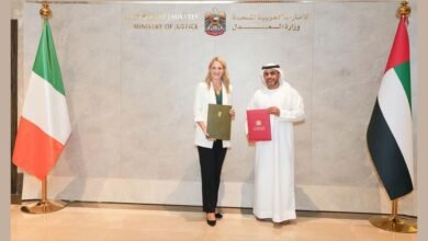 وزارة العدل توقع إتفاقيتي تعاون مع إيرلندا