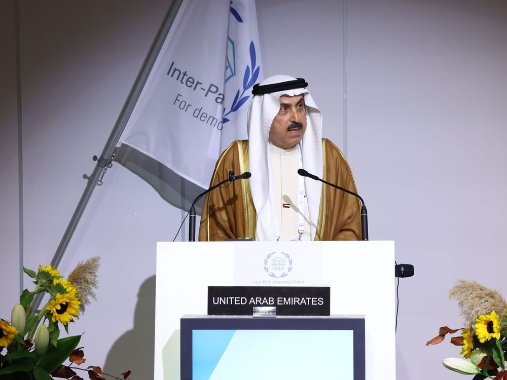 في كلمة الإمارات أمام الجمعية 149 للاتحاد البرلماني الدولي بجنيف .. صقر غباش يؤكد أهمية التكنولوجيا والابتكار