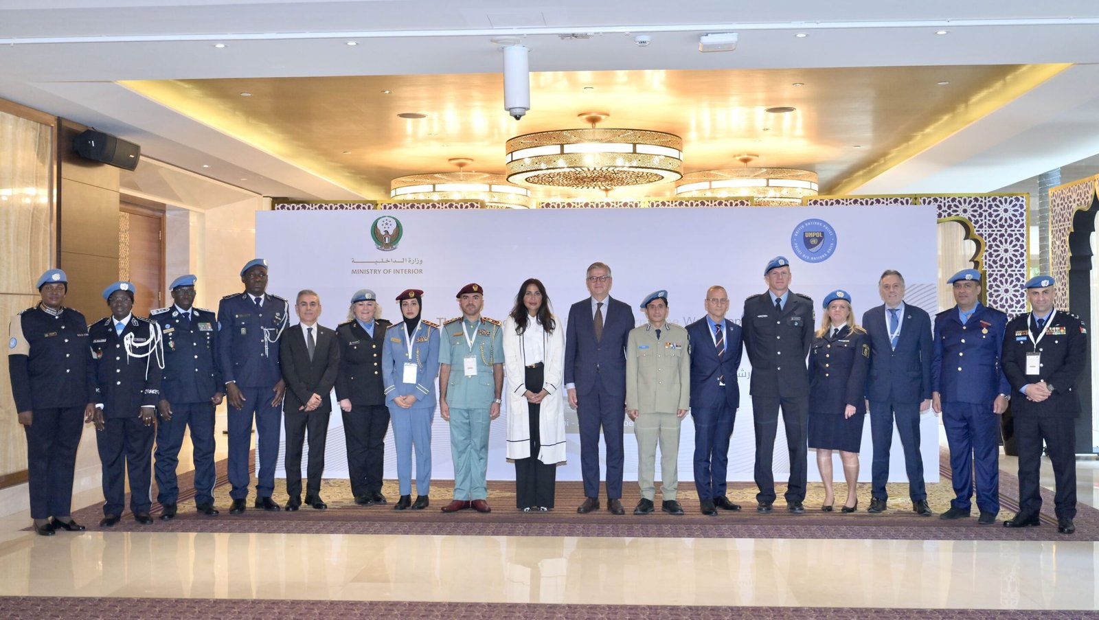 الداخلية تستضيف ورشة عمل أداء شرطة الأمم المتحدة لرؤساء عناصر الشرطة