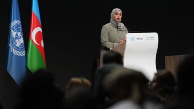 COP29.. الضحاك تؤكد التزام الإمارات بالعمل لتحقيق الأهداف المناخية