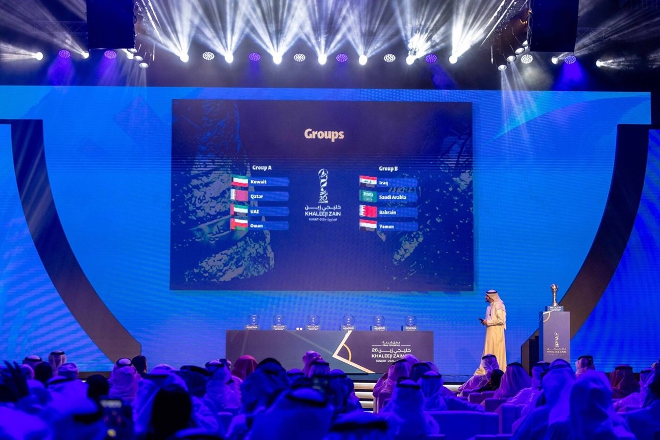 وفد اتحاد الكرة يشهد قرعة خليجي 26 في الكويت