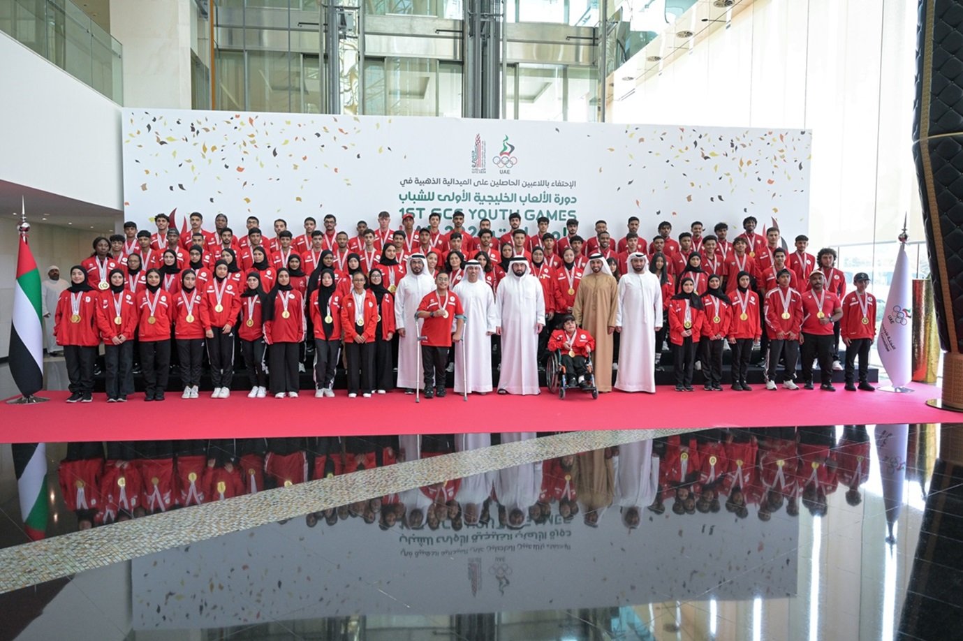 الأولمبية الوطنية تُكرم منتخبنا الوطني للناشئين