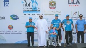 محمد الشرقي يتوّج الفائزين في سباق بنك الفجيرة الوطني للجري