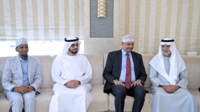 نهيان بن مبارك يؤكد حرص الإمارات على دعم استقرار وتنمية الصومال