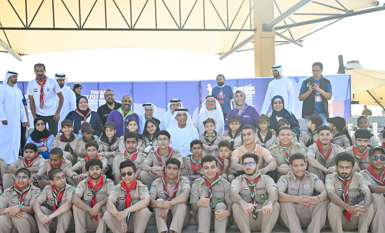 سعود بن صقر يشهد سباق "تيري فوكس رأس الخيمة 2024" الخيري