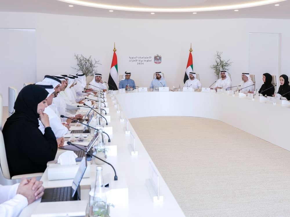 مجلس الوزراء يؤكد على أهمية الاجتماعات السنوية لحكومة الإمارات والخروج بأهداف واضحة وأجندة ومشاريع وطنية للعام 2025