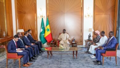 شخبوط بن نهيان يلتقي رئيس السنغال