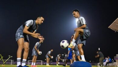 منتخبنا الوطني يتدرب في أبوظبي استعدادا لمواجهة قيرغيزستان الخميس