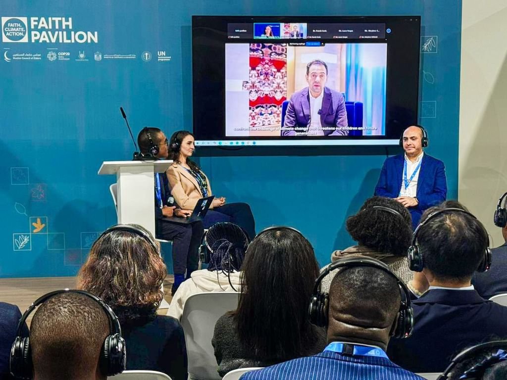 "حكماء المسلمين" يشارك في جلسة لـ"أديان من أجل السلام" خلال "COP29"