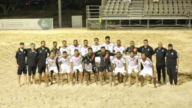 منتخبنا للشاطئية يُحافظ على مركزه السابع عالمياً في تصنيف شهر نوفمبر