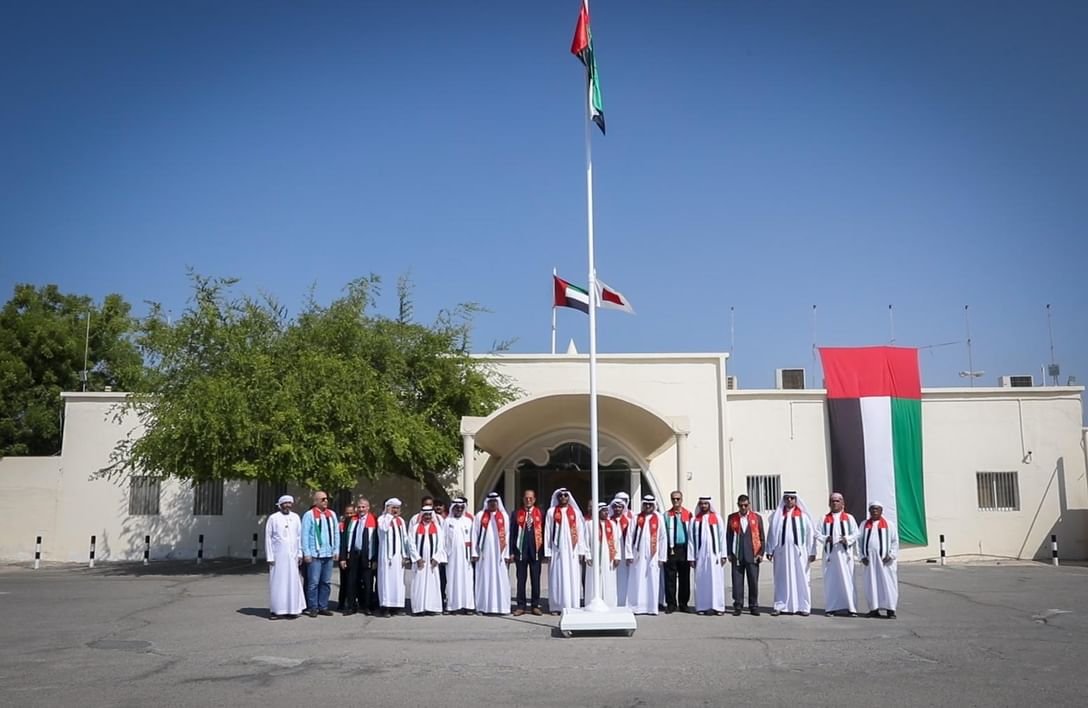 الديوان الأميري برأس الخيمة يحتفل بيوم العلم 1 الديوان الأميري برأس الخيمة يحتفل بيوم العلم