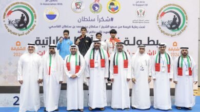 افتتاح بطولة غرب آسيا للكاراتيه في الشارقة