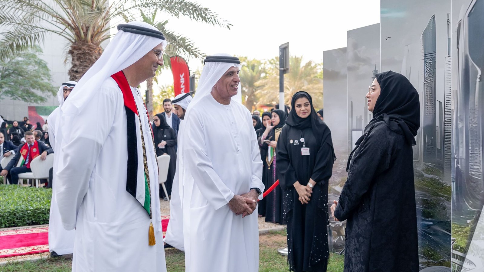 سعود بن صقر يشهد احتفالات بنك رأس الخيمة الوطني بعيد الاتحاد الـ 53