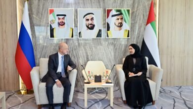 مريم بن ثنية تلتقي نائب رئيس مجلس الدوما بروسيا الاتحادية