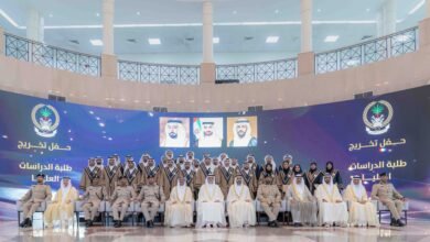 ولي عهد الشارقة يشهد حفل تخريج الفوج الـ2 من طلبة الدكتوراة والـ 6 من طلبة الماجستير بأكاديمية الشارقة للعلوم الشرطية