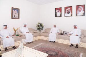 حاكم الفجيرة يستقبل اليماحي بمناسبة انتخابه رئيسا للبرلمان العربي