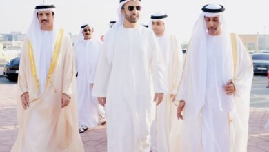 ولي عهد رأس الخيمة يحضر أفراح النعيمي والمعلا