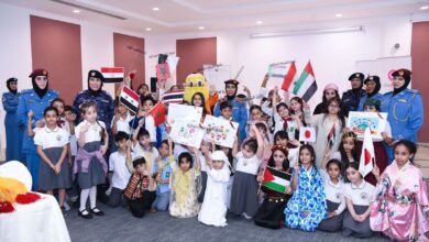 شرطة رأس الخيمة النسائية تحتفي بيوم الطفل العالمي