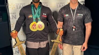 منتخب الإمارات يحرز 9 ميداليات في بطولة الخليج لبناء الأجسام