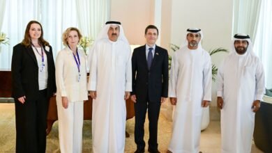 صقر غباش يستقبل نائبة رئيس مجلس الاتحاد في الجمعية الفيدرالية للاتحاد الروسي