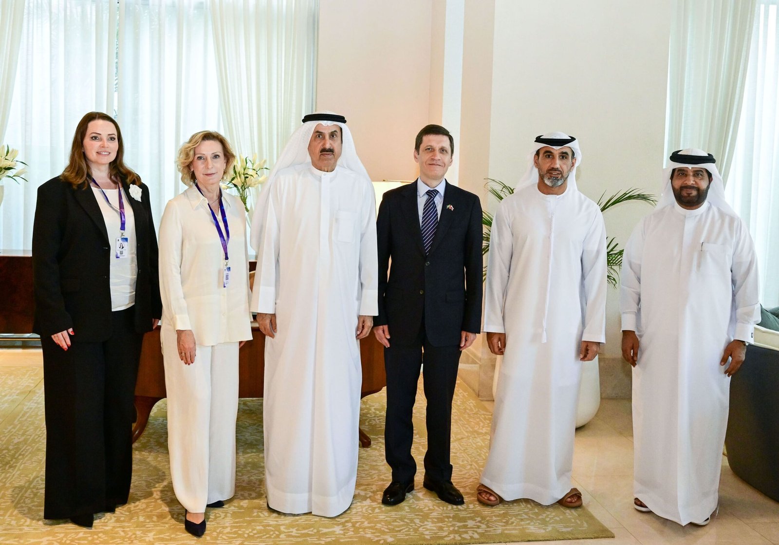 صقر غباش يستقبل نائبة رئيس مجلس الاتحاد في الجمعية الفيدرالية للاتحاد الروسي