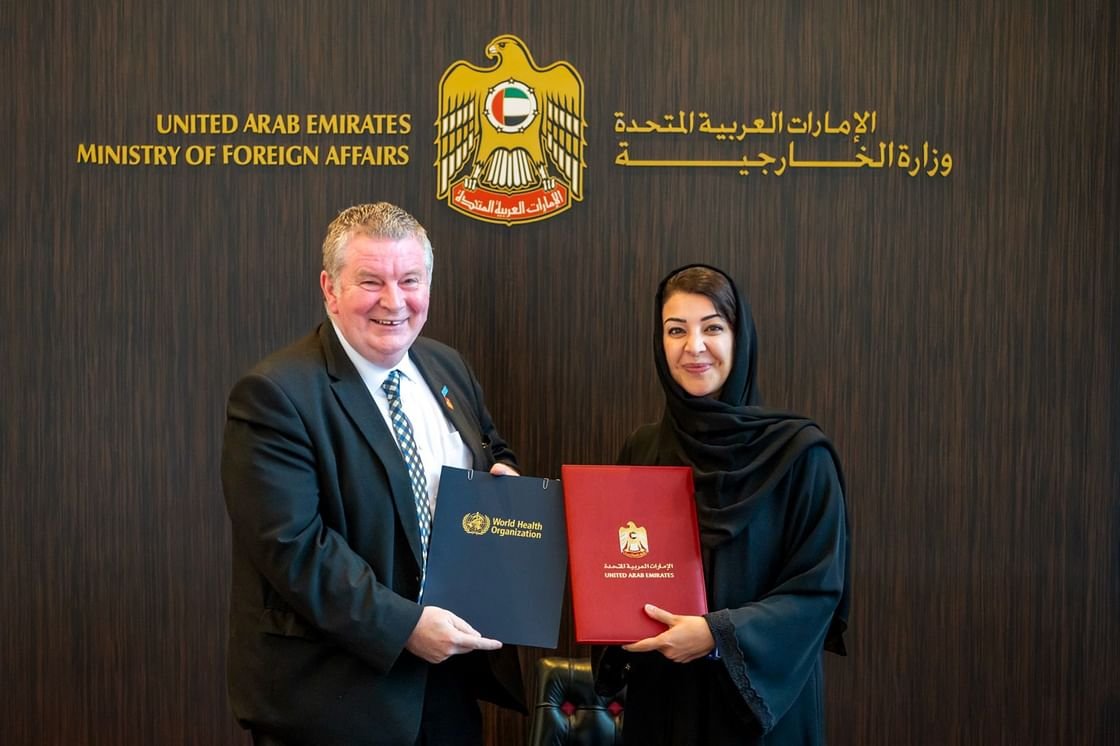 الإمارات ومنظمة الصحة العالمية توقعان اتفاقية لإنشاء مركز عالمي للخدمات اللوجستية للطوارئ