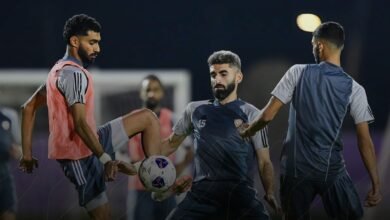 الأبيض يستعد لمواجهة قيرغيزستان الخميس في تصفيات كأس العالم