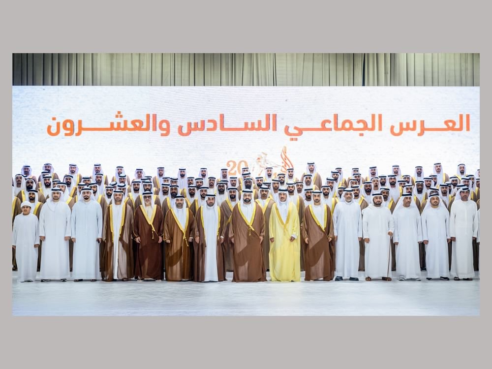 محمد الشرقي يشهد العرس الجماعي لـ"170" عريسا من أبناء الفجيرة