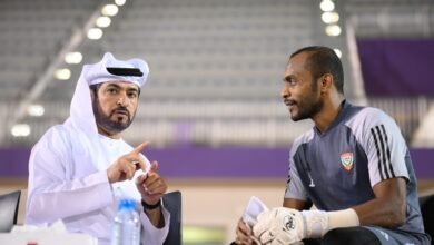 الأبيض يختتم استعداداته لمواجهة شقيقه القطري في تصفيات المونديال