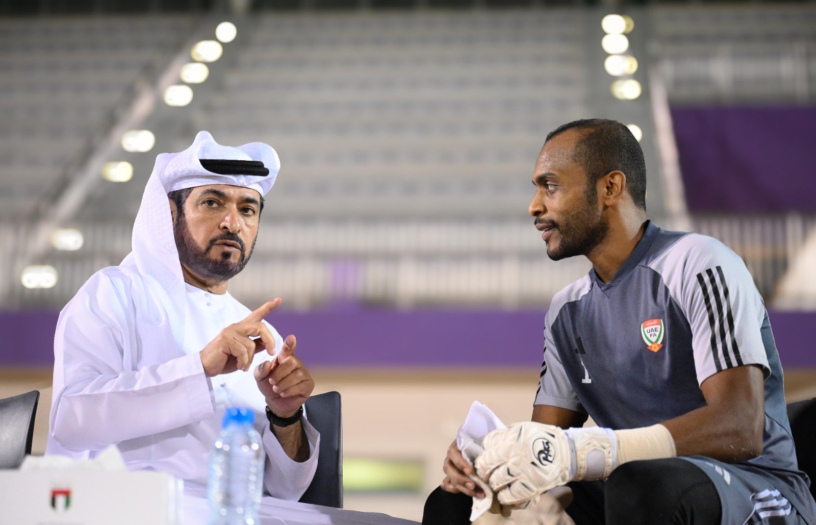 الأبيض يختتم استعداداته لمواجهة شقيقه القطري في تصفيات المونديال