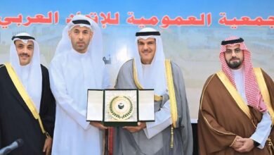 الاتحاد العربي للرماية يمنح عبدالله الزعابي العضوية الشرفية الدائمة