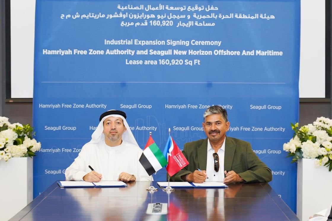 "حرة الحمرية بالشارقة" تستقطب شركة سيجال السنغافورية للصناعات البحرية