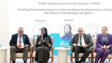 COP29..جناح الإمارات يبحث عن حلول لاستدامة الغذاء ومواجهة ندرة المياه