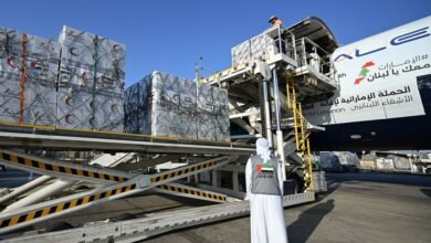 مُحملة بـ 40 طناً من المساعدات.. الإمارات تُرسل طائرة الإغاثة الـ 15 إلى الأشقاء اللبنانيين