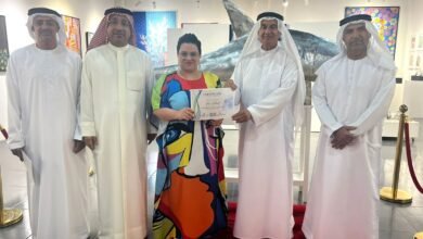 34 عملا لـ 9 فنانين بمعرض الفن الطبيعي برأس الخيمة